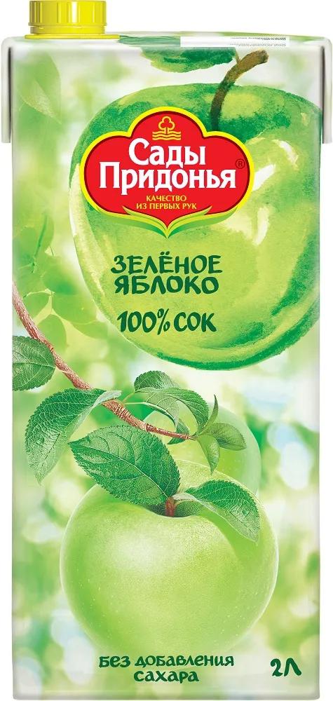 Сок "Сады Придонья" Зеленое яблоко, 2л