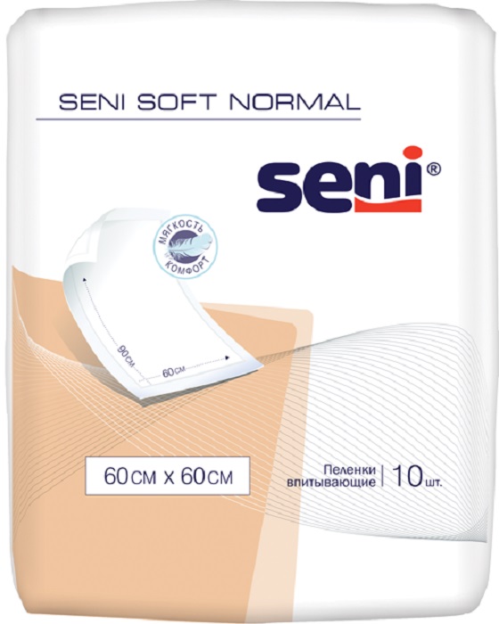 Пеленки Seni Soft Normal 60x60см, 10шт.