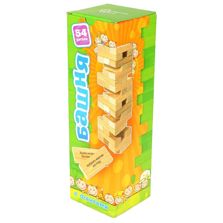 Jenga  HobbyGames Настольная игра Нескучные Игры