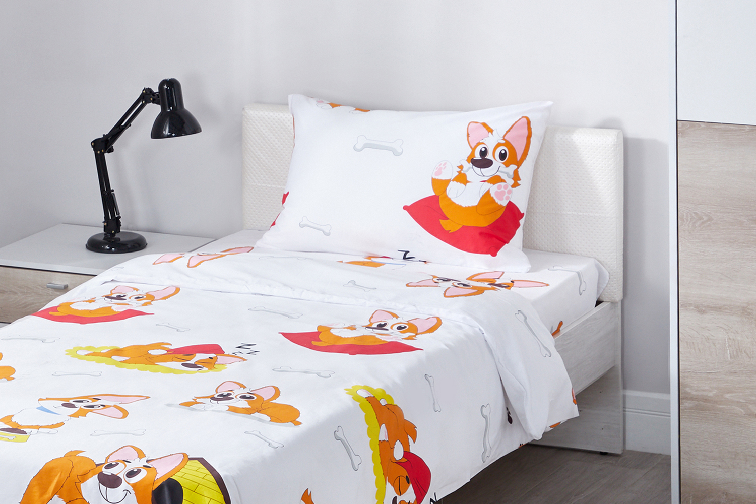 Комплект постельного белья Teenagers Corgi