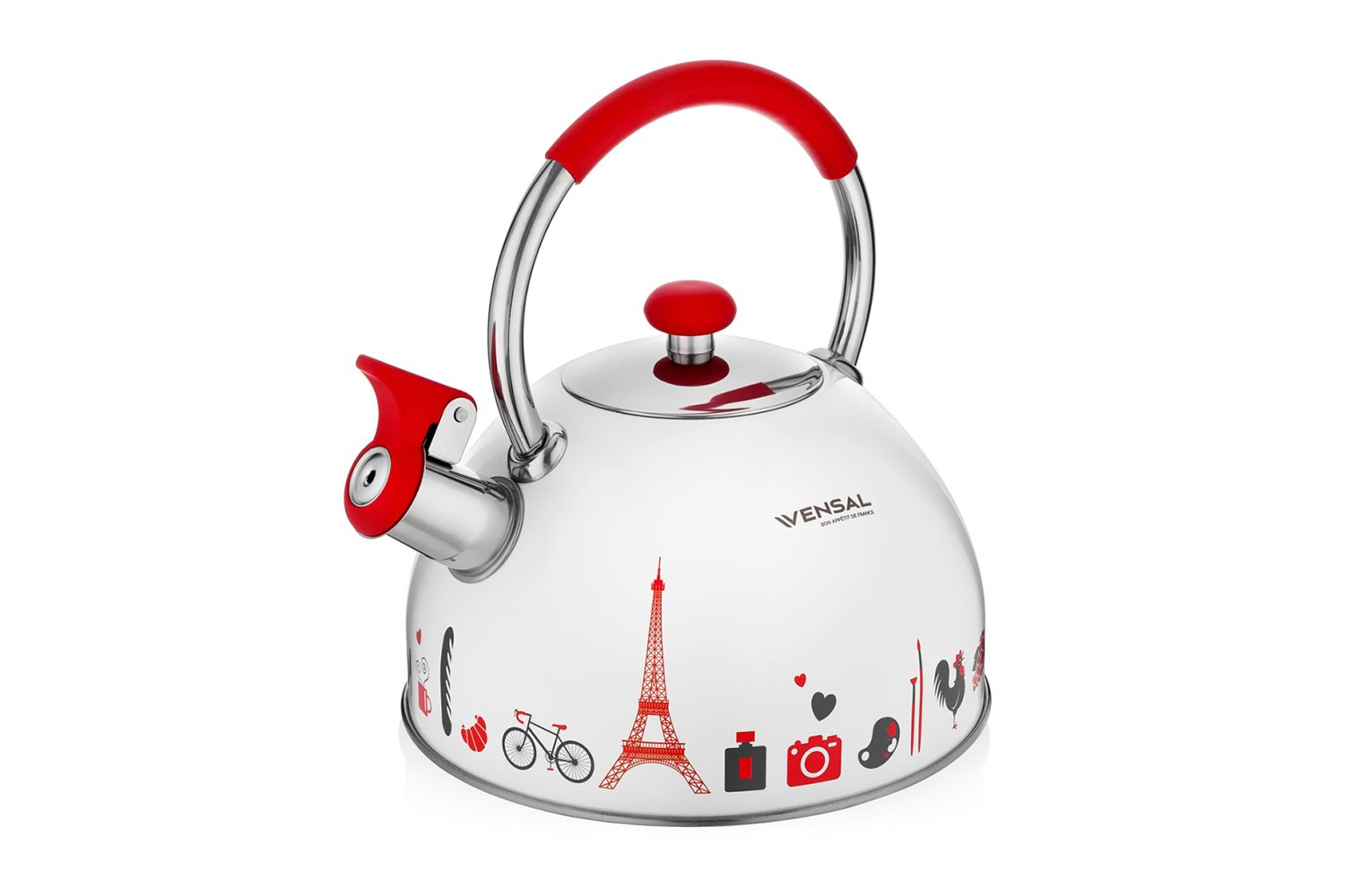 Чайники для плиты  Hoff Чайник со свистком Paris