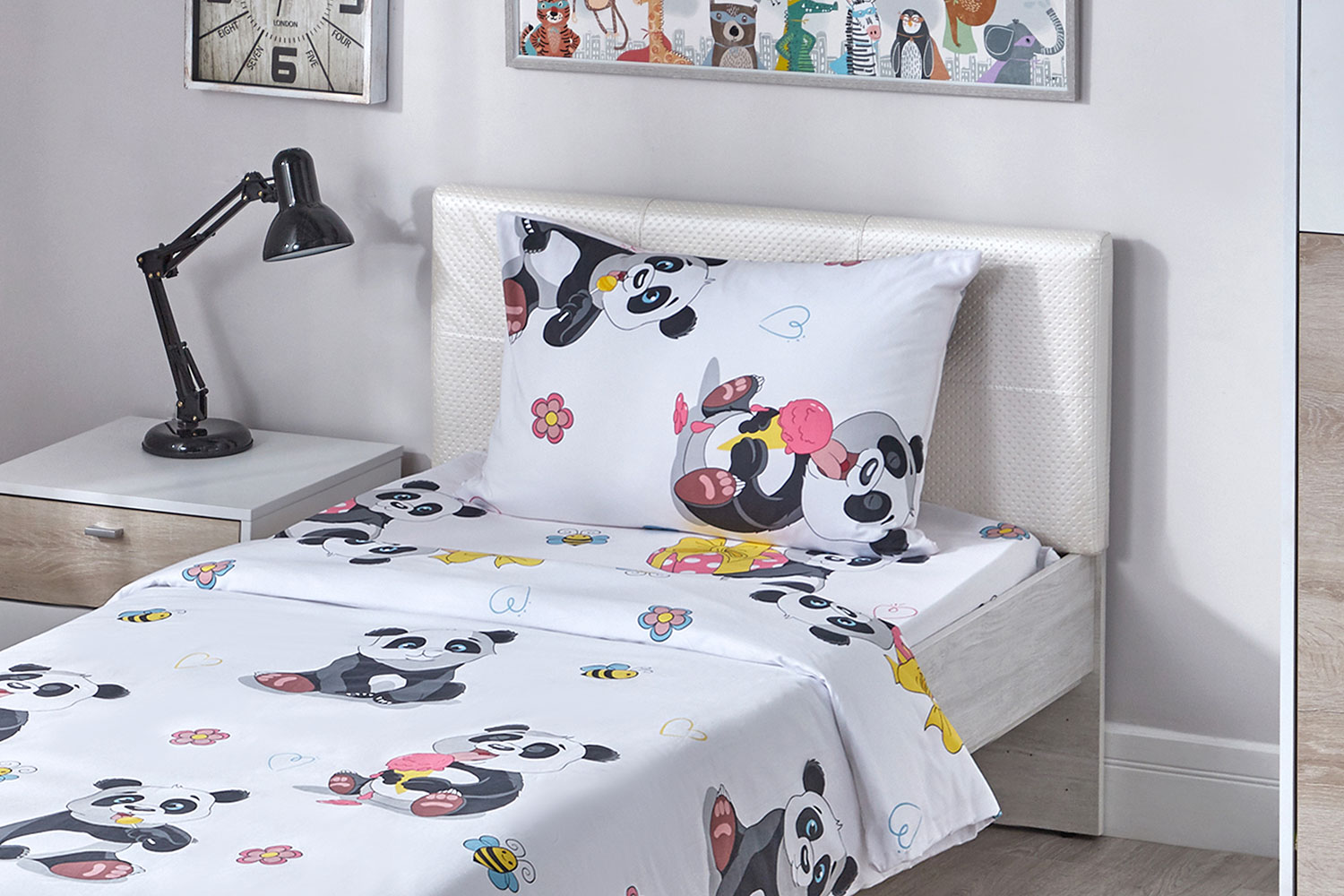 Детское постельное белье Комплект постельного белья Teenagers Cute panda