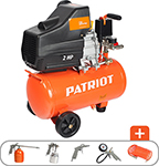 Компрессор Patriot EURO 24-240 K + набор пневиоинструмента KIT 5В, 525306366