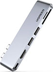 Разветвители USB  Холодильник USB-концентратор для MacBook (хаб) Ugreen 3 x USB 3.0, SD/TF, Thunder Bolt 3 (60560)