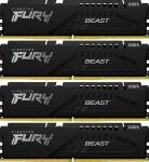 Оперативная память Kingston DDR5 128Gb (4x32Gb) 5200Mhz FURY Beast Black (KF552C40BBK4-128)