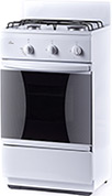 Комбинированные плиты  Холодильник Комбинированная плита Flama CK 2201 W белый