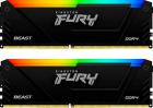 Оперативная память Kingston DDR4 16Gb (2x8Gb) 3600MHz Fury Beast RGB (KF436C17BB2AK2/16)