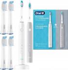 Электрическая зубная щетка Oral-B Pulsonic Slim Clean 2900 duo, белый/серый