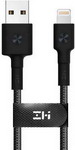 Кабели и переходники Кабель Zmi USB/Lightning ZMI MFi 150 см 3A 18W PD нейлон/кевлар (AL853) черный