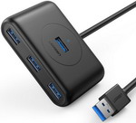 Разветвители USB Разветвитель USB Ugreen 4 х USB 3.0, 1 м, черный (20291)