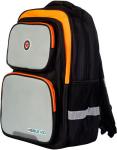 Рюкзак школьный с сумкой для обуви Mobile Kid FORMAL (SBP200) ORANGE BLACK