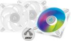 Вентиляторы для корпуса Arctic P12 PWM PST A-RGB, White, 3x120mm (ACFAN00258A)