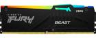 Оперативная память Kingston DDR5 32Gb 6400MHz Fury Beast Black RGB (KF564C32BBA-32)