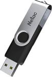  Флеш-накопитель Netac U505, USB2.0, Flash Drive, 64GB, ABS+Metal housing (NT03U505N-064G-20BK)