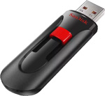  Флеш-накопитель Sandisk Cruzer Glide [2.0 32 Gb пластик черный]