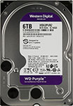 Жесткие диски  Холодильник Жесткий диск HDD Western Digital Original SATA-III 6Tb WD63PURZ Video Streaming Purple (5640rpm) 256Mb 3.5''