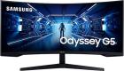 ЖК монитор Samsung 34'' C34G55TWWI, 3440x1440, VA, 165Hz, HDMI+DP, curved, black