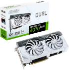 Видеокарта Asus GeForce RTX 4070 SUPER DUAL OC WHITE 12GB (DUAL-RTX4070S-O12G-WHITE)