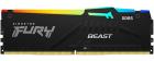 Оперативная память Kingston DDR5 16GB 5200MHz FURY Beast RGB Black (KF552C40BBA-16)