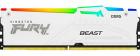 Оперативная память Kingston DDR5 16Gb 6000MHz Fury Beast White RGB (KF560C36BWE2A-16)