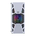 Компьютерный корпус Formula CL-3303W RGB белый без БП ATX 6x120mm 2xUSB2.0 1xUSB3.0 audio bott PSU