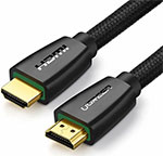  Кабель  Ugreen HDMI Male-Male, 4К/60Гц, 2 м, черный (40410)