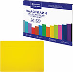 Пластилин  Brauberg Классический, 36 цветов, со стеком + Подарок Доска для лепки А4, 720 г, АКАДЕМ (880566)