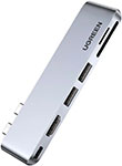 Разветвители USB USB-концентратор для MacBook (хаб) Ugreen 3 x USB 3.0, HDMI, SD/TF, Thunder Bolt 3 (80856)