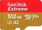 Карта памяти Sandisk 512 ГБ, microSD Extreme, microSDXC (SDSQXAV-512G-GN6MN)