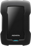 Внешний жесткий диск, накопитель и корпус Adata AHD330-1TU31-CBK, BLACK USB3.1 1TB EXT. 2.5''