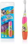 Щетка зубная электрическая звуковая Brush-Baby KidzSonic pink, 3-6 лет (BRB070), розовая