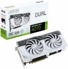 Видеокарта Asus GeForce RTX 4070 DUAL OC WHITE 12GB (DUAL-RTX4070-O12G-WHITE)