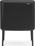 Бак мусорный Brabantia ''Touch Bin Bo'' черный матовый 36 л, 315824