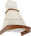 Вытяжка Elikor Ротонда 60 беж/дуб кор.