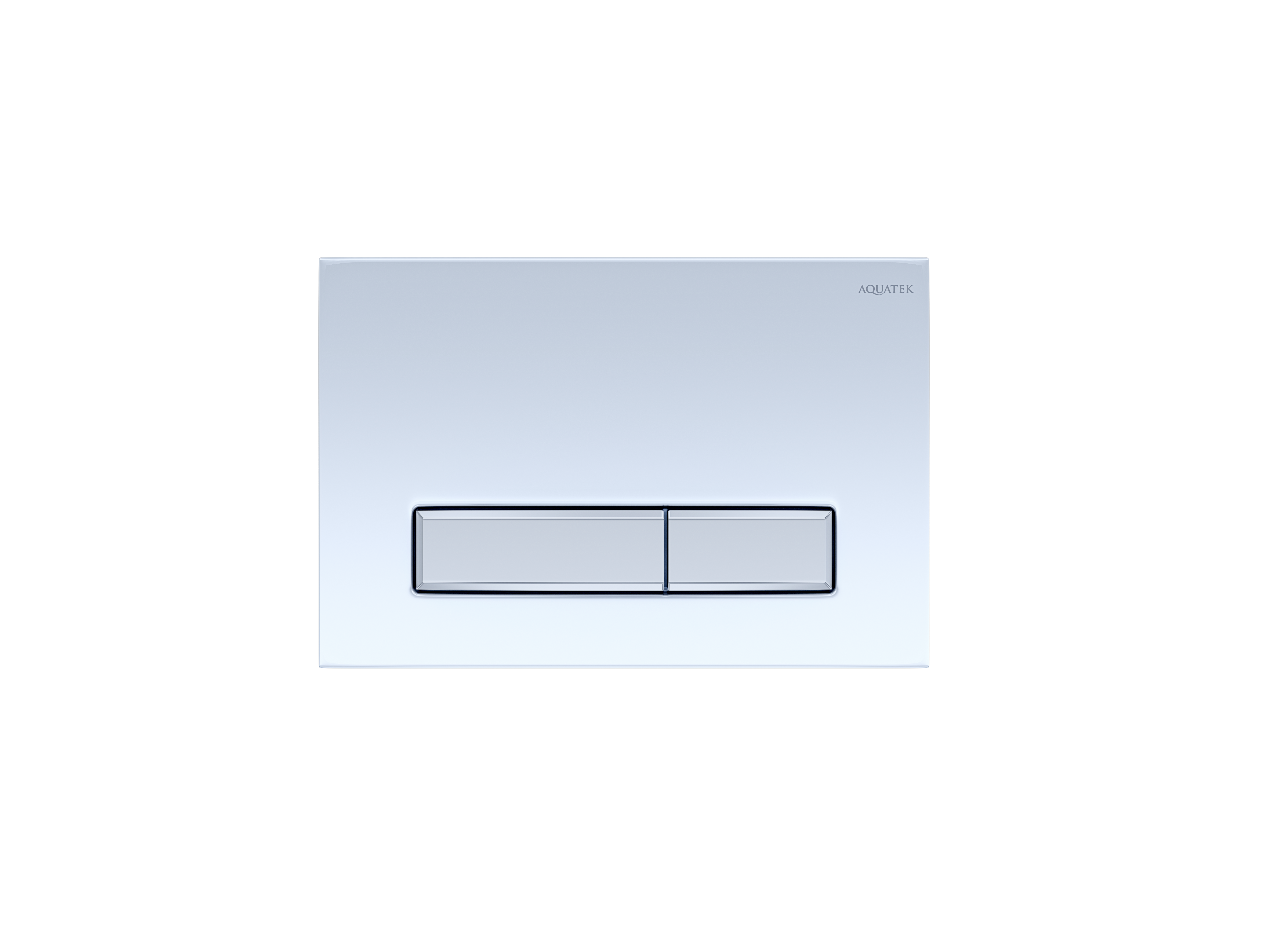 Кнопка для инсталляции Акватек KDI-0000030 белая глянцевая