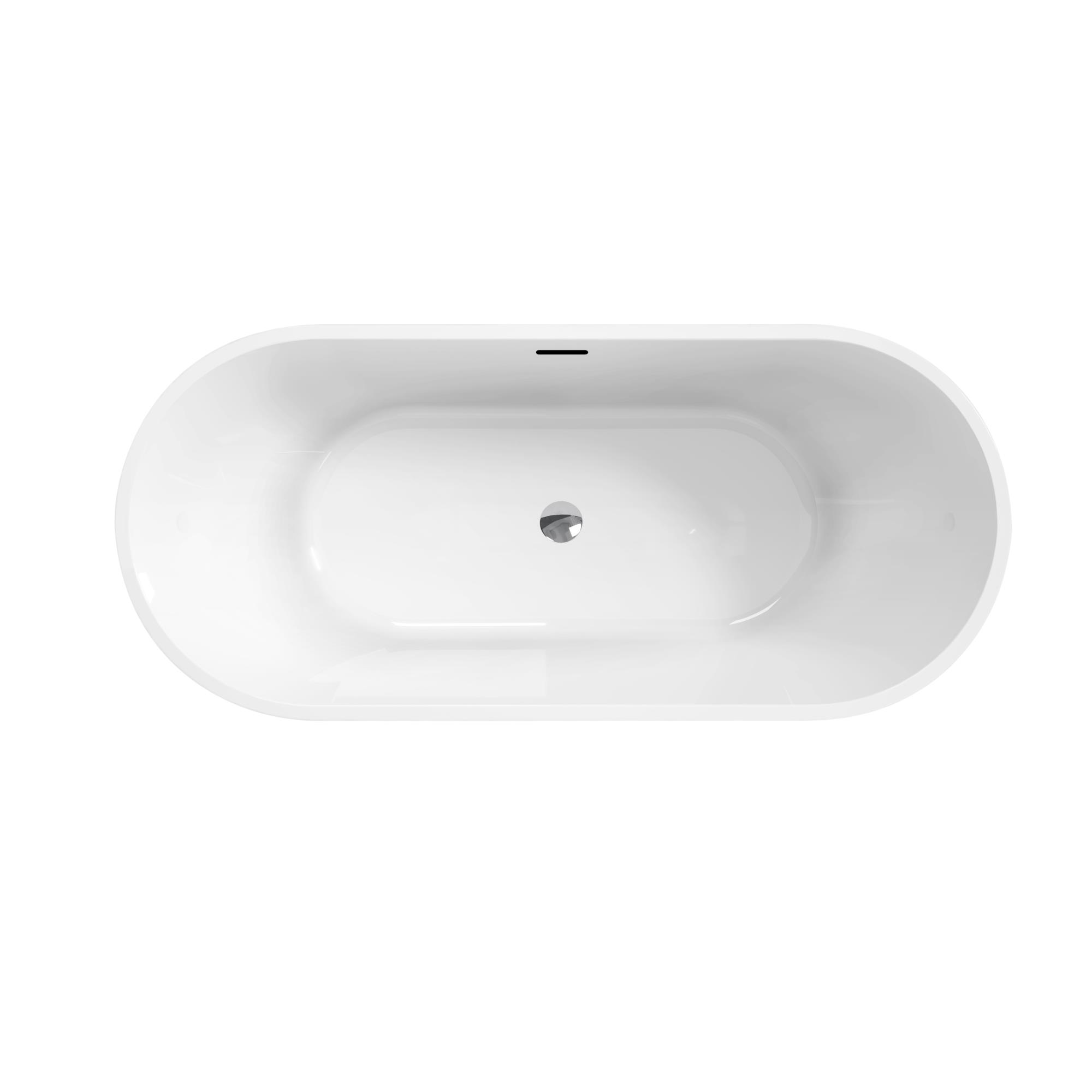 Акриловая ванна BelBagno Uno 160x73 BB701-1600-730-K белая