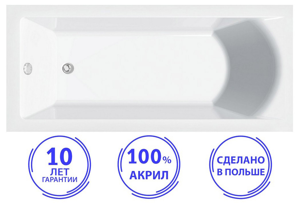 Ванна акриловая C-bath Selena CBQ007001 150х70