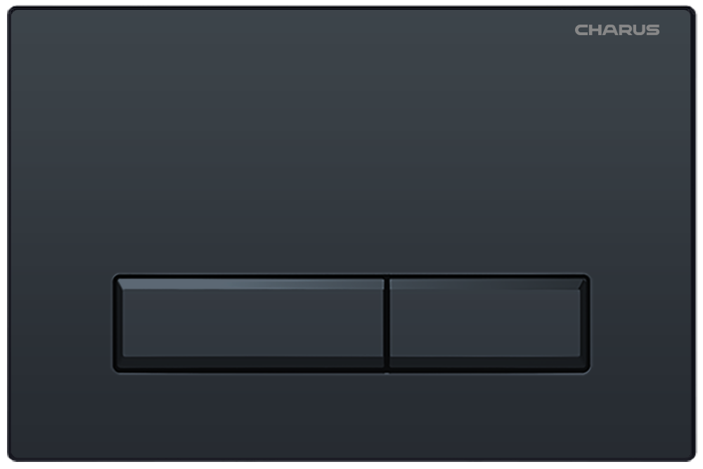 Кнопка для инсталляции Charus Raiden FP.321.DW.01 черная матовая