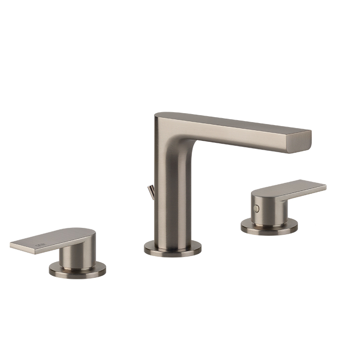 Смеситель для раковины Gessi Emporio Via manzoni 38612#149 с донным клапаном, finox