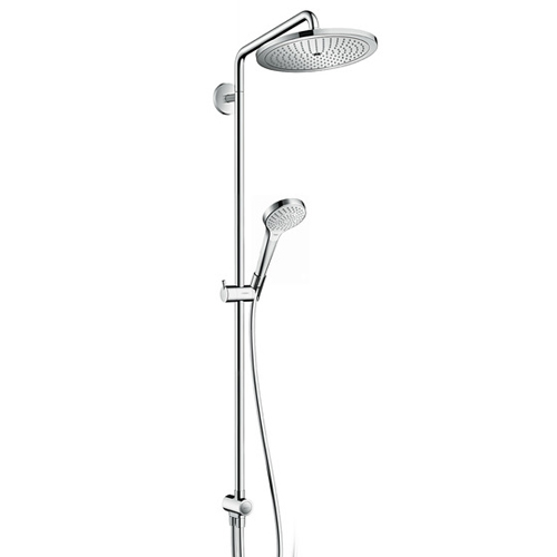 Душевая стойка Hansgrohe Croma Select 280 Air 1jet Showerpipe Reno EcoSmart 26793000 без излива, хром