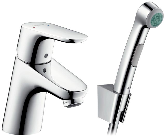 Смеситель с гигиеническим душем Hansgrohe Focus E2 31926000 хром