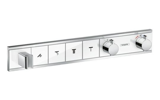 Термостат для душа Hansgrohe RainSelect 15357400
 белый, хром