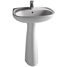 Раковина Vitra Normus 55 см 9600B003-7650 с пьедесталом