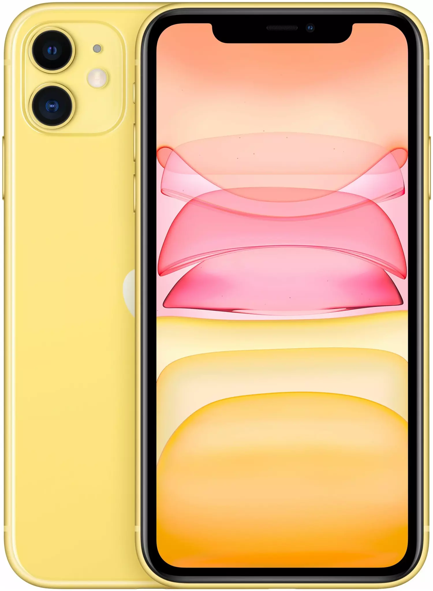  Смартфон Apple iPhone 11 64Gb Yellow Sim+eSim