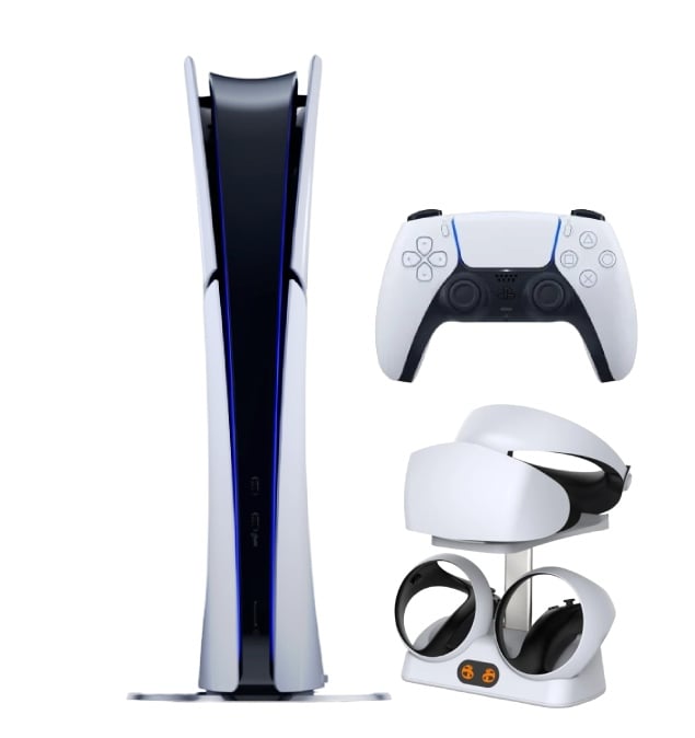 Sony PlayStation 5 Slim Digital + Sony PlayStation VR2 + зарядная станция