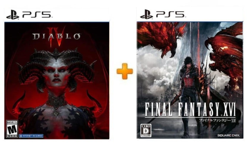 ИгроПак для PS5: Diablo IV + Final Fantasy XVI