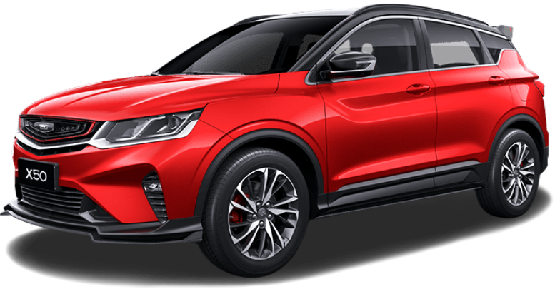 Belgee X50, Красный / Bright Vermillion, 2024