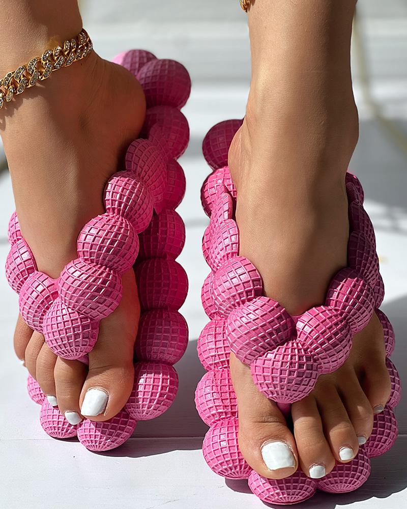 Outdoor Soft Bubble Flip Flops