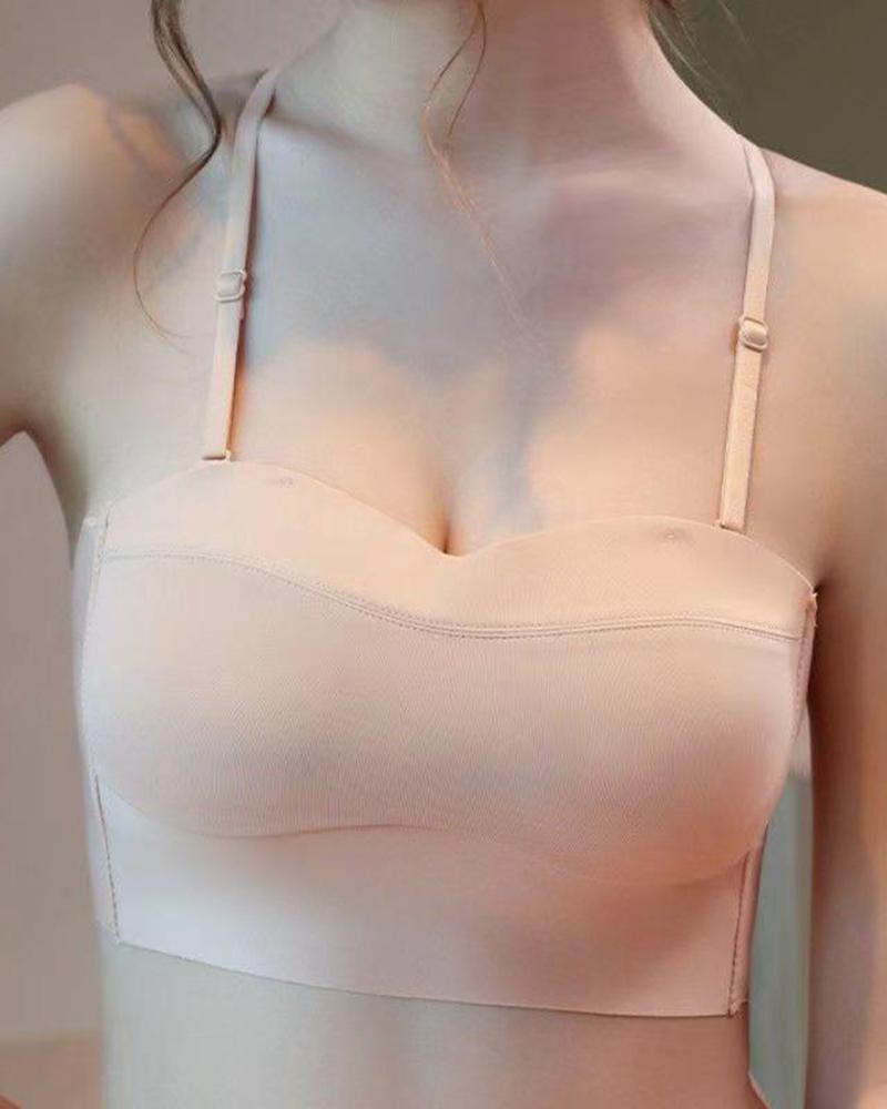 Strapless Full Coverage Seamless Wireless Lifting Bra