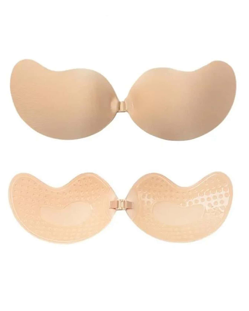 Pads & Enhancers  ChicMe Mango Shaped Wireless Lifting Nipper Covers Self-Adhesive Invisible Bra